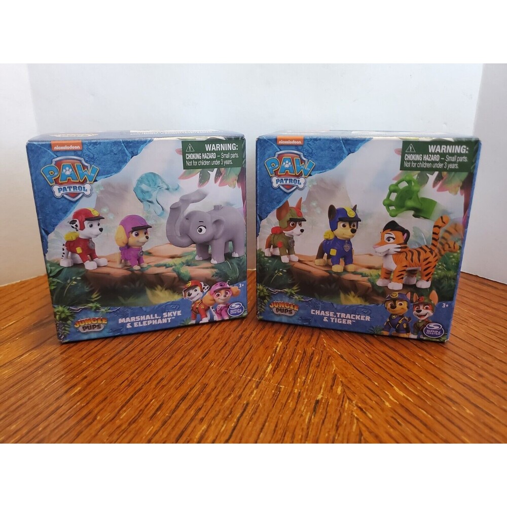Paw Patrol: Jungle Pups Chase, Tracker & Tiger, Marshall, Skype, & Elephant Lot